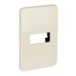 IUSA- Single SWITCH PLATE- Plastic Ivory