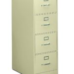 HON - Vertical FILE - 4-Drawers - Legal - KeyLock - Putty
