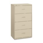 HON/BASYX - Lateral FILE - 30" - 4Dwr - KeyLock - Putty