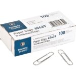 BSN - Metal PAPER CLIP Jumbo - 10 (100/Box)/PACK