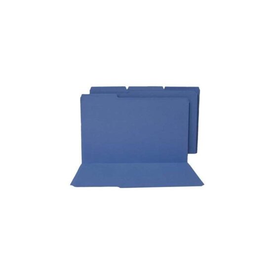 Colored File Folders Top Tab 1/3 Cut Dark Blue Letter