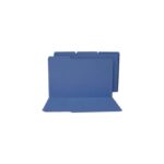 Colored File Folders Top Tab 1/3 Cut Blue Letter (100/Box)