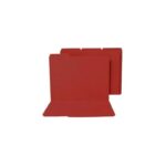 Colored File Folders Top Tab 1/3 Cut Red Legal (100/Box)