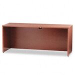 HON 10541HH 10500 SERIES CREDENZA SHELL. 72W X 24D X 29-1/2H. BOURBON CHERRY FRAME/TOP