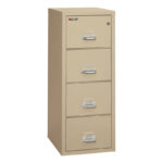 FireKing 25 File Cabinets 4-2125-C 4 Drawer Legal 25" depth