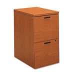 HON105104HH 10500 Series File/File Mobile Pedestal, 15-3/4w x 22-3/4d x 28h, Bourbon Cherry