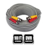 100 Feet 24AWG BNC Video/Power Camera Extension Cable with Adapter - Image 3