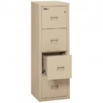 FireKing Turtle File Cabinets 4R1822-C 4 Drawer Let/Leg. 22" depth