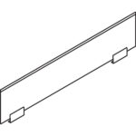 HON Voi Frosted Glass Top Privacy Screen, 60w x 12h - Image 2