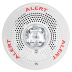 Honeywell - System Sensor SPSCW-CLR-ALERT White Ceiling-Mount SpectrAlert Advance Strobe - Image 2