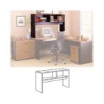 HON/11600 - Open HUTCH - 60"W - Henna Cherry/Black