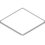 HON/HOSPITALITY Tbl Sqr Hosp Tbl w/ T-Mld Edg 30D x 30W