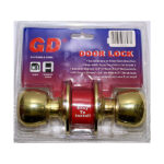 Bois - Door Lock/Serrure à Boule + Clés - Kubic