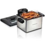 Hamilton Beach Deep Fryer, 21 Cup Oil Capacity Professional-Style with Easy-Pour Oil Spout