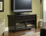 Sauder Panel TV Stand - Estate Black Finish
