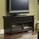 Sauder Panel TV Stand - Estate Black Finish