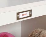Sauder Bookcase/Footboard - Soft White Finish - Image 7