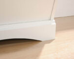 Sauder Bookcase/Footboard - Soft White Finish - Image 9