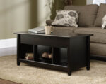 Sauder Lift-top Storage Coffee Table Estate Black Finish