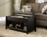 Sauder Lift-top Storage Coffee Table Estate Black Finish - Image 2