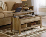 Sauder Rustic Lift-top Coffee Table - Craftsman Oak Finish - Image 2