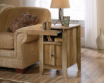 Sauder Side Table - Craftsman Oak Finish - Image 2