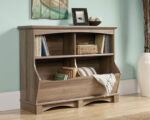 Sauder Bin Bookcase - Salt Oak Finish