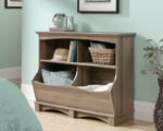 Sauder Bin Bookcase - Salt Oak Finish - Image 2