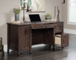 Sauder Computer Desk - Coffee Oak Finish - Image 2
