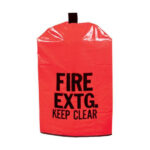 Brooks FEC2 Red Vinyl Fire Extinguisher Cover- MEDIUM- 25" x 16 1/2"