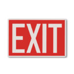 Aluminum "Exit" Sign