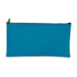 MMF Industries Zipper Top Wallet Bag - 11" x 6" - 16 mil, 406 Micron Thickness - Vinyl - Blue