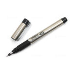 Zebra R-301 Stainless Steel Rollerball Pen with Refill - 0.7 mm - Black