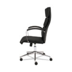 HON/BASYX - High-Back SEATING - Wheels/Arms - Leather/Black - Image 2