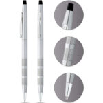 Cross Classic Century Satin Chrome Ballpoint Pen - Image 2