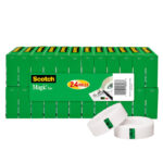 Scotch Magic Tape Value Pack 3/4" x 1000" per Roll, Clear, 24 Rolls - Image 2