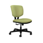 HON Volt Armless Office/Computer Task Chair, Inertia Lime Fabric