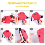 ASIBT/MX5500 EOS 8 DIGIT PRICING GUN KIT WITH 7K LABELS / red - Image 7