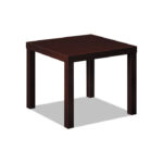 HON/BASYX - Laminate CORNER TABLE - 24"W x 24 - Mahogany