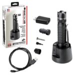 MAGTAC- Rechargeable FLASHLIGHT System- 120V -Black