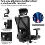SIHOO/ Ergonomic Office Chair-Mesh Design High Back Black - Image 5