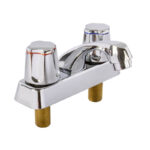 IUSA - CHROME-PLATED 4’’ METAL BATHROOM FAUCET