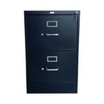HON/510 - Vertical FILE - 2-Dwr - Legal - KeyLock - Black
