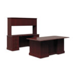 HON/94000 - 2/BBF Laminate DESK - 66"x30"- Mahogany