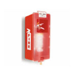 BROOKS-24"H Extinguisher CABINET INDOOR White/Clear