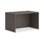 HON-MOD 48Wx30Dx29H Rectangular Desk Shell SLATE TEAK
