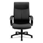 HON/BASYX - High-Back SEATING -Big/Tall- W/A - Leather/Black - Image 5