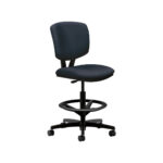 HON Volt Task Stool | Extended Height, Footring | Navy Fabric